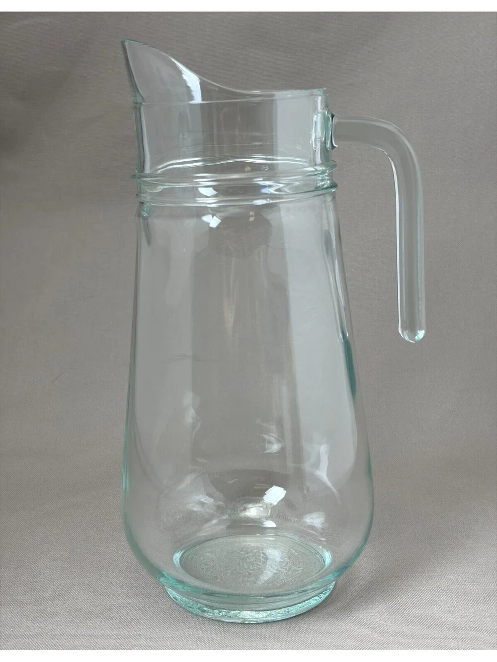 IKEA Tillbringare Clear Glass Pitcher 57 oz Water Beverage Jug 1.7L Open Handle